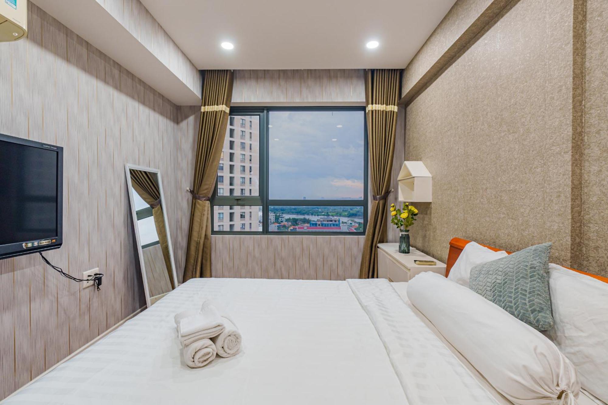 Ambihome 3Br 2Wc In Masteri Thao Dien District 2 胡志明市 外观 照片