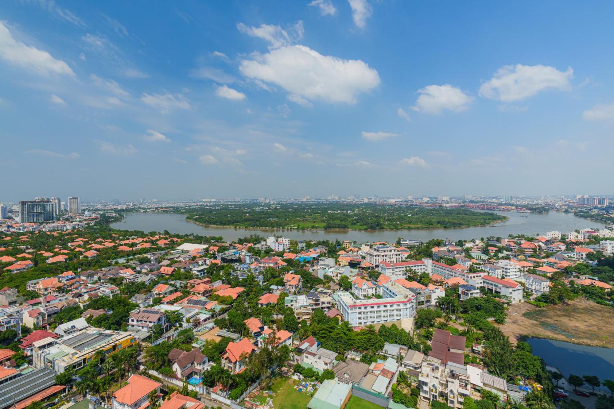 Ambihome 3Br 2Wc In Masteri Thao Dien District 2 胡志明市 外观 照片